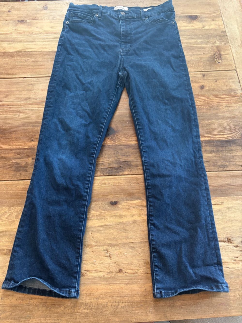 Frame Denim Le High Straight Dark Indigo Jeans Size 30 High Rise